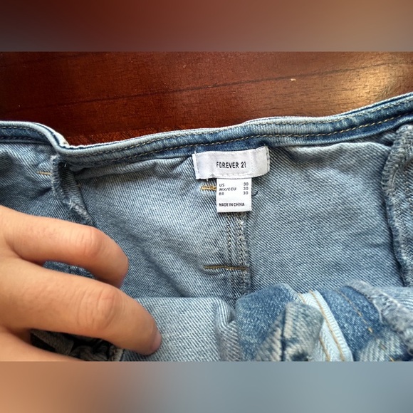 Forever 21 Denim Blue Jeans size 30 - Picture 3 of 8